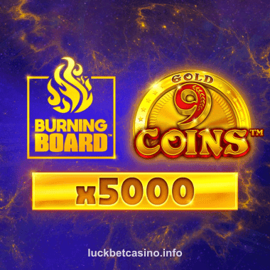 9 Coins Gold Burning Board